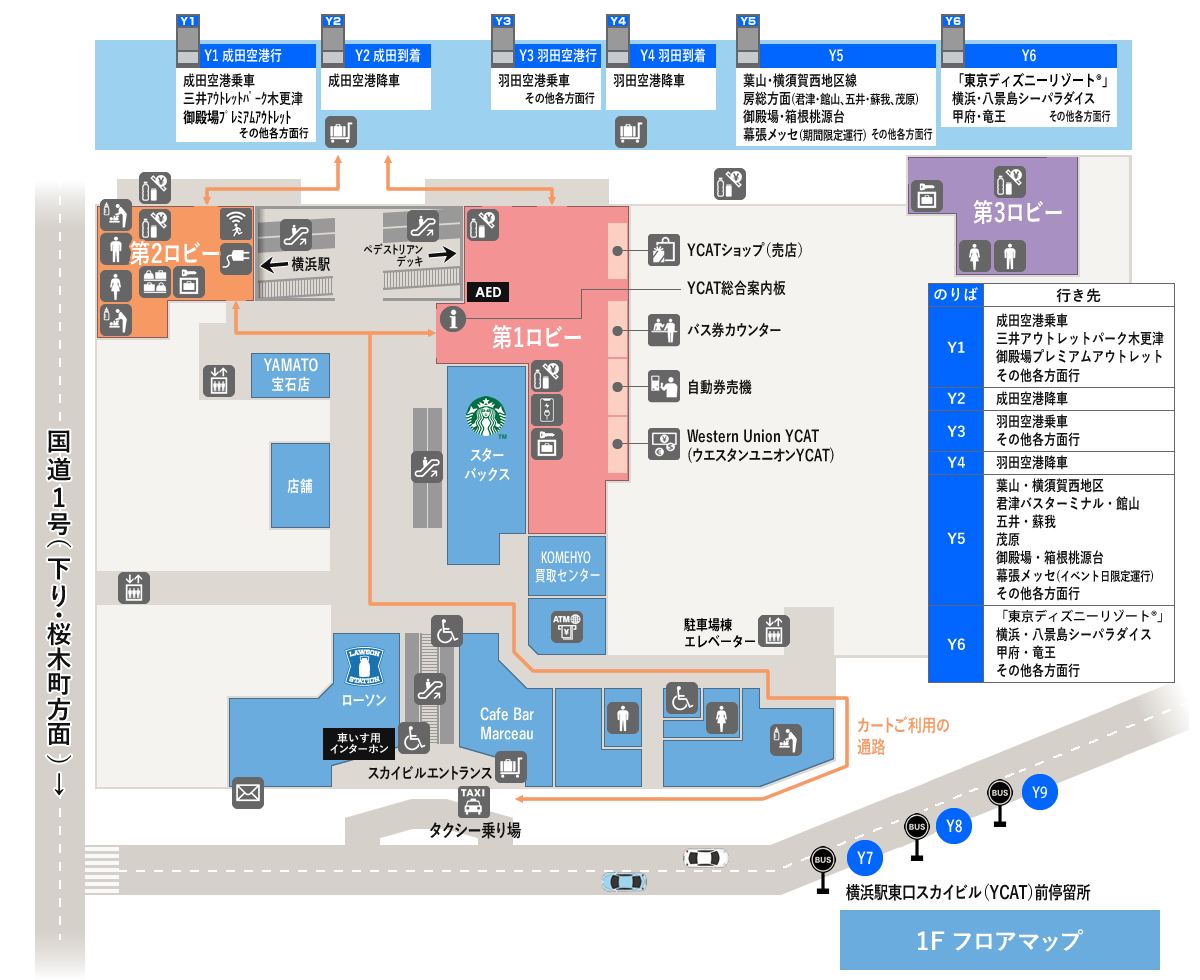 1Fフロアマップ